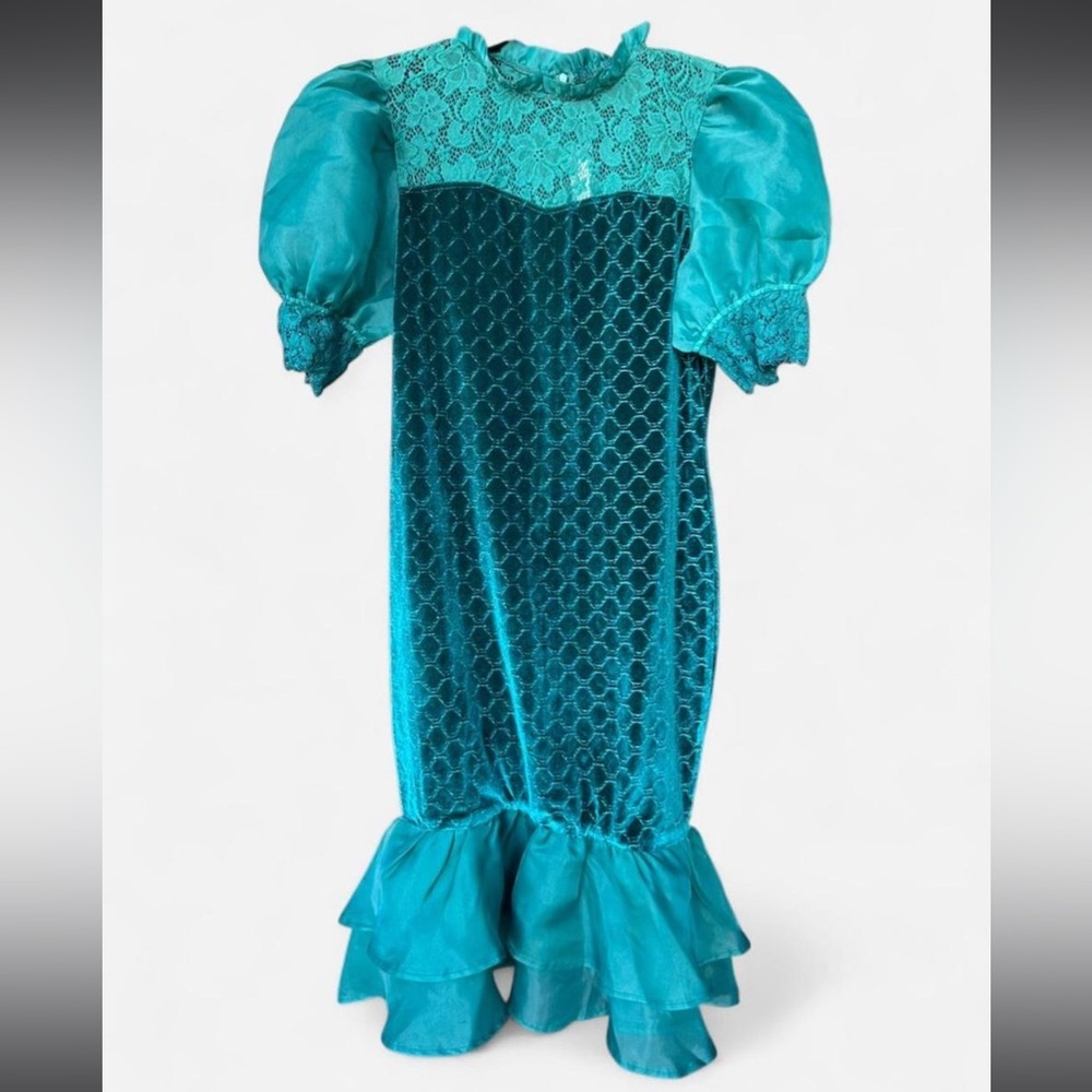 Vintage Green Velvet dress